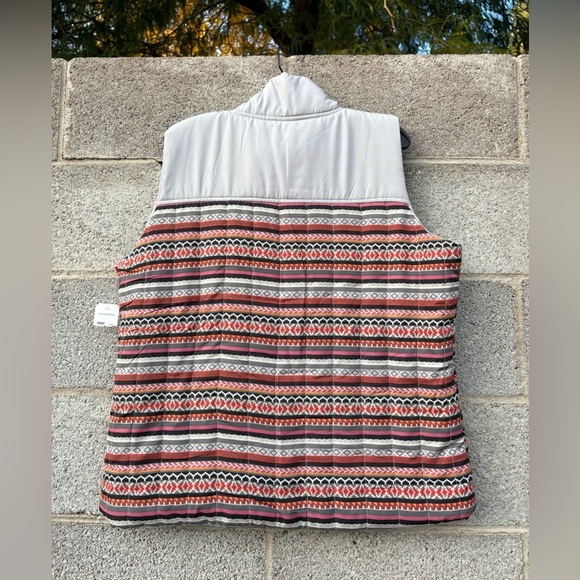 NWT Great Northwest Indigo Women's Vest XL Southwest Design Lightweight Pockets - Picture 5 of 8